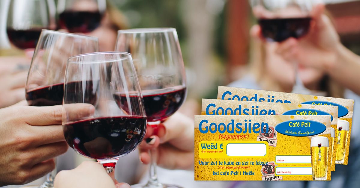 Verjaardag? Feestje? Jubileum? Met de #kadobon van <a href="/CafePelt/">Arjan Huneman</a> heb je een leuk geschenk. Jij bepaalt het bedrag en maakt zo de blits.