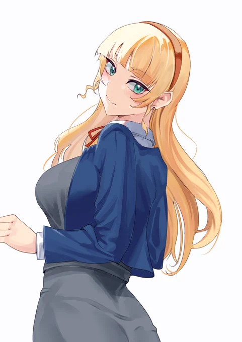 振り向き美人なすみれちゃん 
