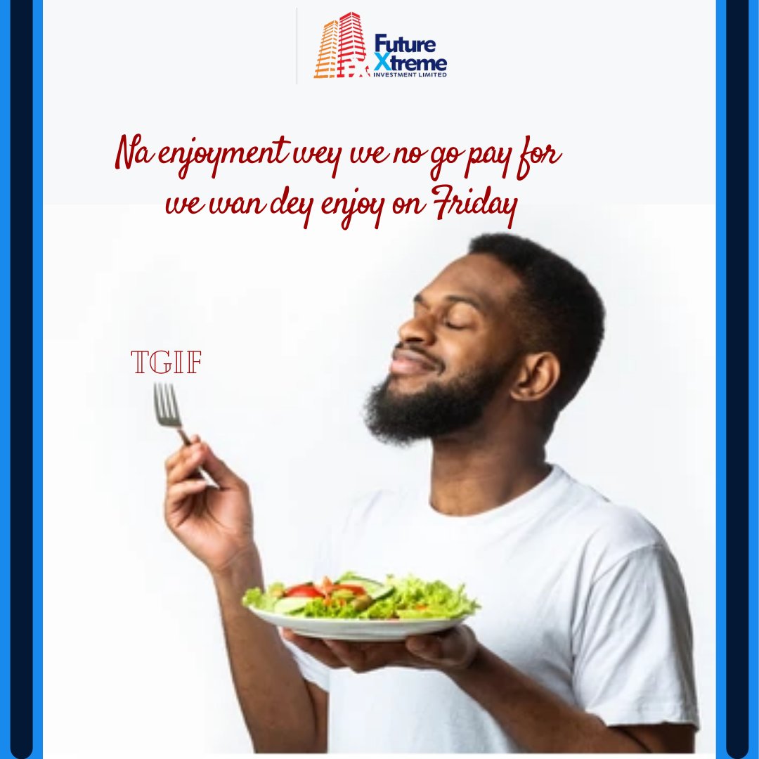 fxproperties's tweet photo. Na enjoyment wey we no go pay for we wan day enjoy on friday #futurexproperties #investment #realestateinvesting  #realestate #land #tgif #fridaymorning  #FridayFeeling https://t.co/iTcBxb5xBe