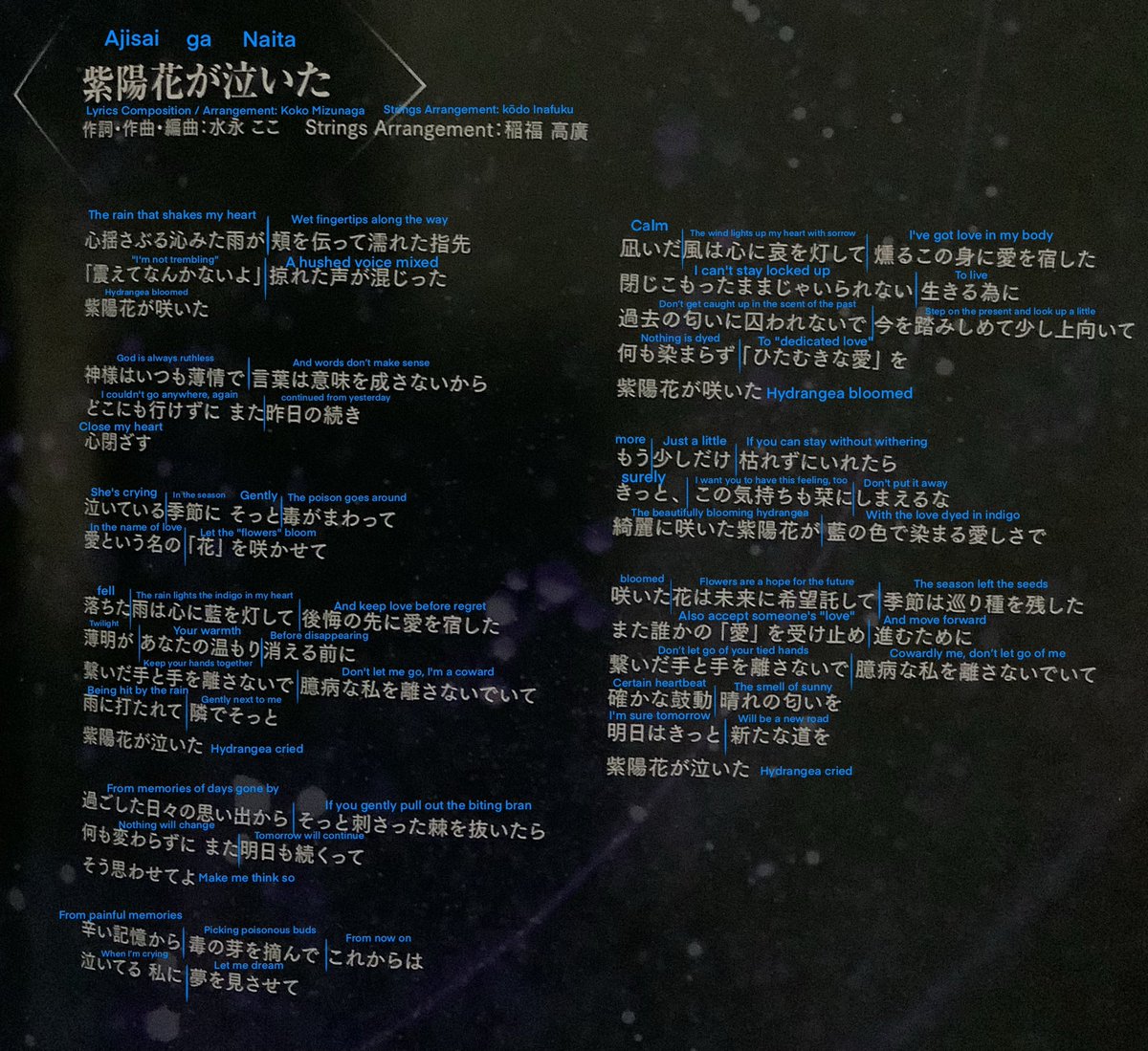 Jiratwt Botnoi Ajisai Ga Naita Aoi Fuji From Album Cymbidium T Co Kd9tv5orgh I Try To Translate Ep 2 This Song Has More Complicated Meanings And Is Hard To Translate However