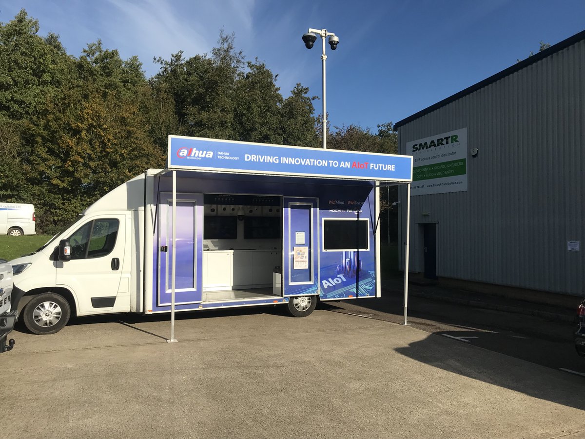 SmartRguys's tweet photo. We have spotted the Dahua Van👀The Smart R Distribution Tech Day is underway. Pop along and join in the day we would love to catch up with you and don't forget to snap a picture of the Dahua Demo Van and tag @DAHUA_UK  to be in with a chance to win a prize.
#Dahua #CCTV https://t.co/8vxyeHTNOZ