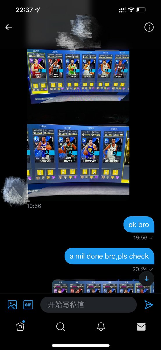 Jones2kMT's tweet photo. a mil PS MT done.#SellingMT #NBA2K22 #NBA2K22MyTeam #NBA2K22NextGeneration #2kCommunity #PS5 #PS4 #XBOX https://t.co/MAVBYxCL9G