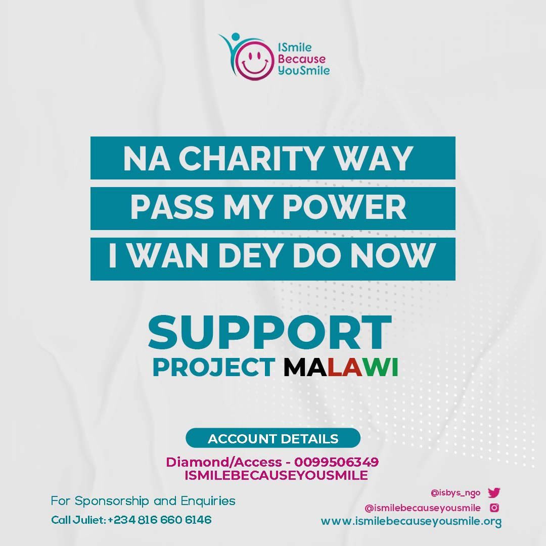 isbys_NG's tweet photo. Let's join the trend ๐
We are ready to do this for humanity regardless of the challenges
Do this with us ๐
#ProjectMalawi
#givinghopebeyondborders
#ISBUS https://t.co/2rSwjqH24d