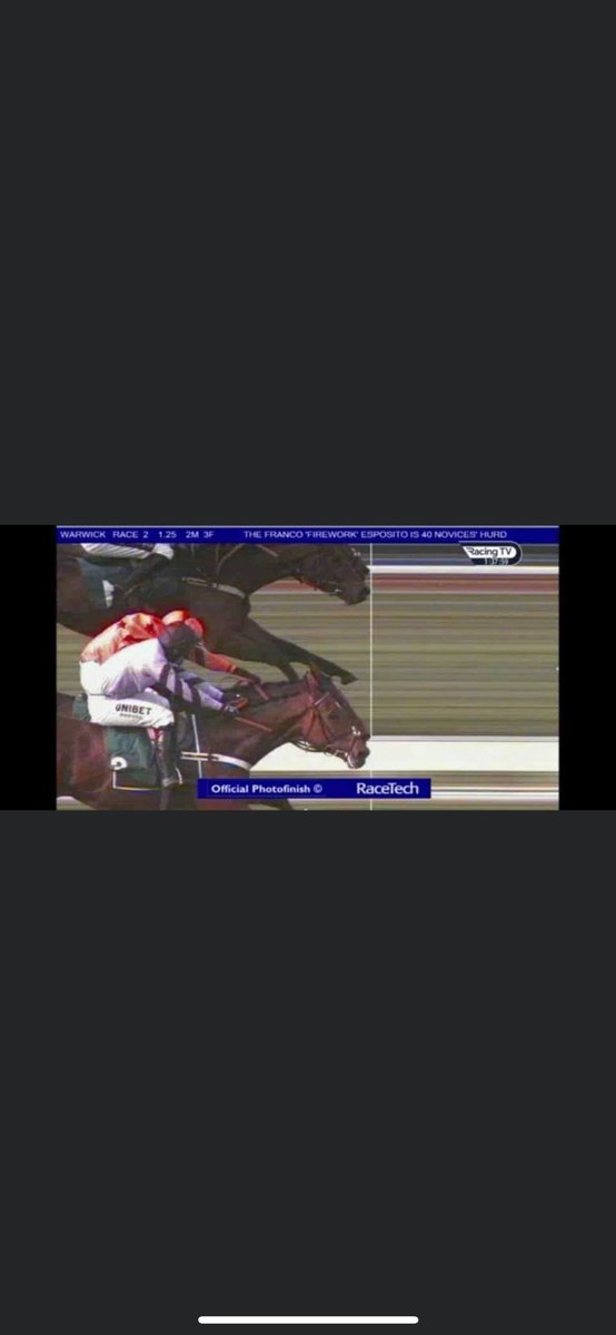 Can’t believe it, he won - photo finish!!!! 🐎🐎😀😀