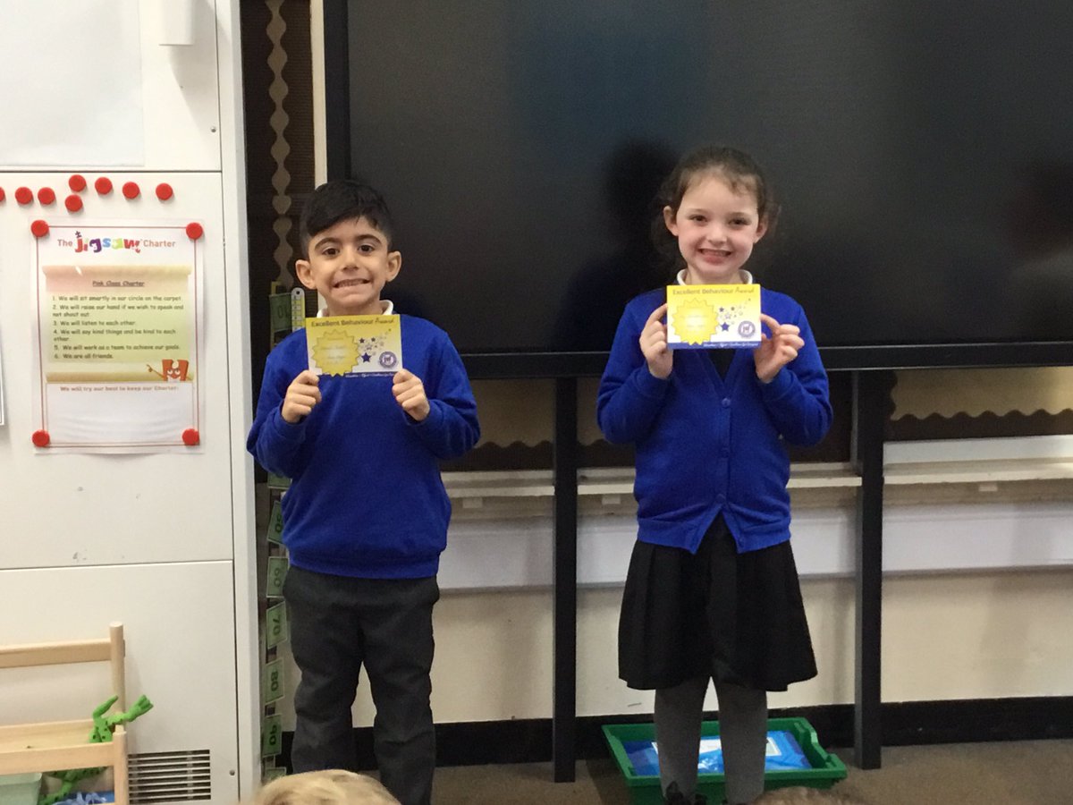 FellDykePrimary's tweet photo. What a brilliant start to the new term in Pink class. NMB received POL and IH and HY have shown excellent behaviour this week. #superstars #pinkclass https://t.co/Y0IbRhpftR