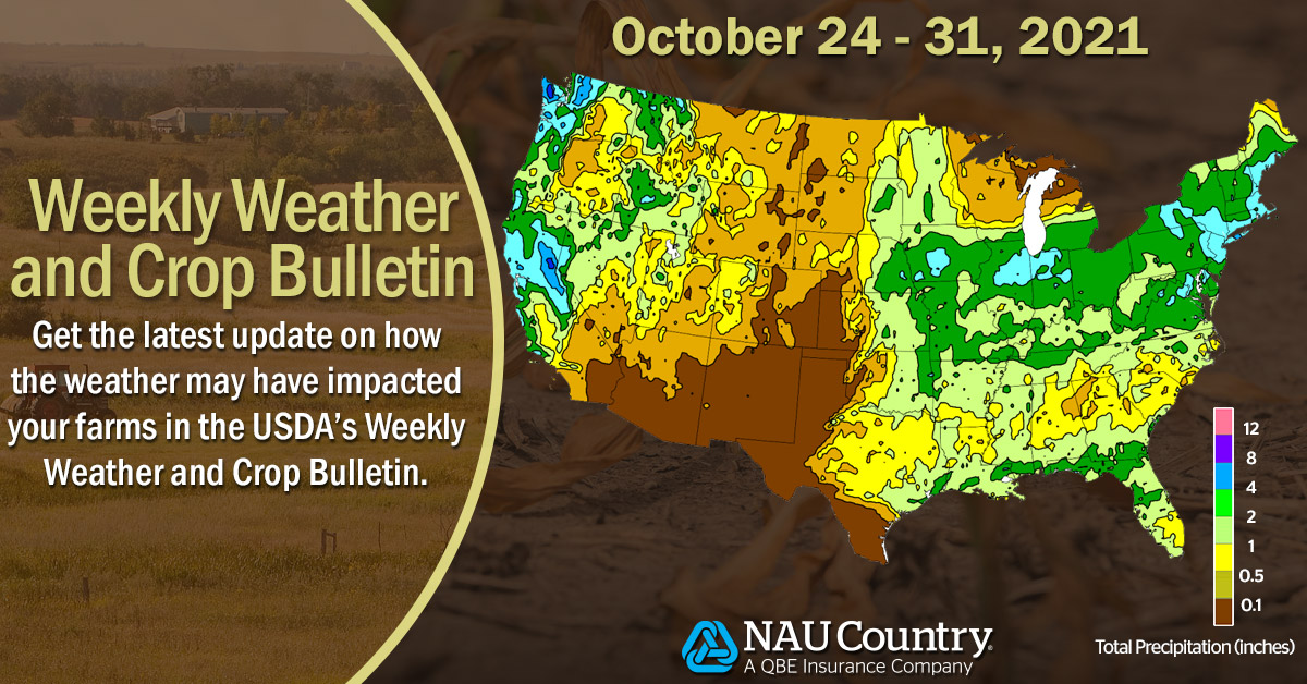 naucountry's tweet photo. How has the weather impacted your farms this past week? Check out the USDA’s Weekly Weather and Crop Bulletin. Learn more at https://t.co/EH2GNUBKt8.
#NAUCountry #USDA #Weather #CropWeather #Farmers #Ranchers #Agriculture #QBENA https://t.co/ddSpPsJaIW