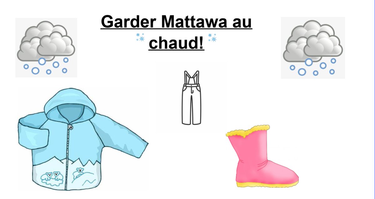ESCEB_Mattawa's tweet photo. Le groupe Loups en action aimerait aider à la communauté en faisant la collecte de vêtements chauds légèrement usagés pour la banque alimentaire de Mattawa jusqu'à la fin du mois.
Aidons Mattawa à rester au chaud en faisant un don à ceux qui ont besoin de vêtements chauds. https://t.co/yHap9X52Cm