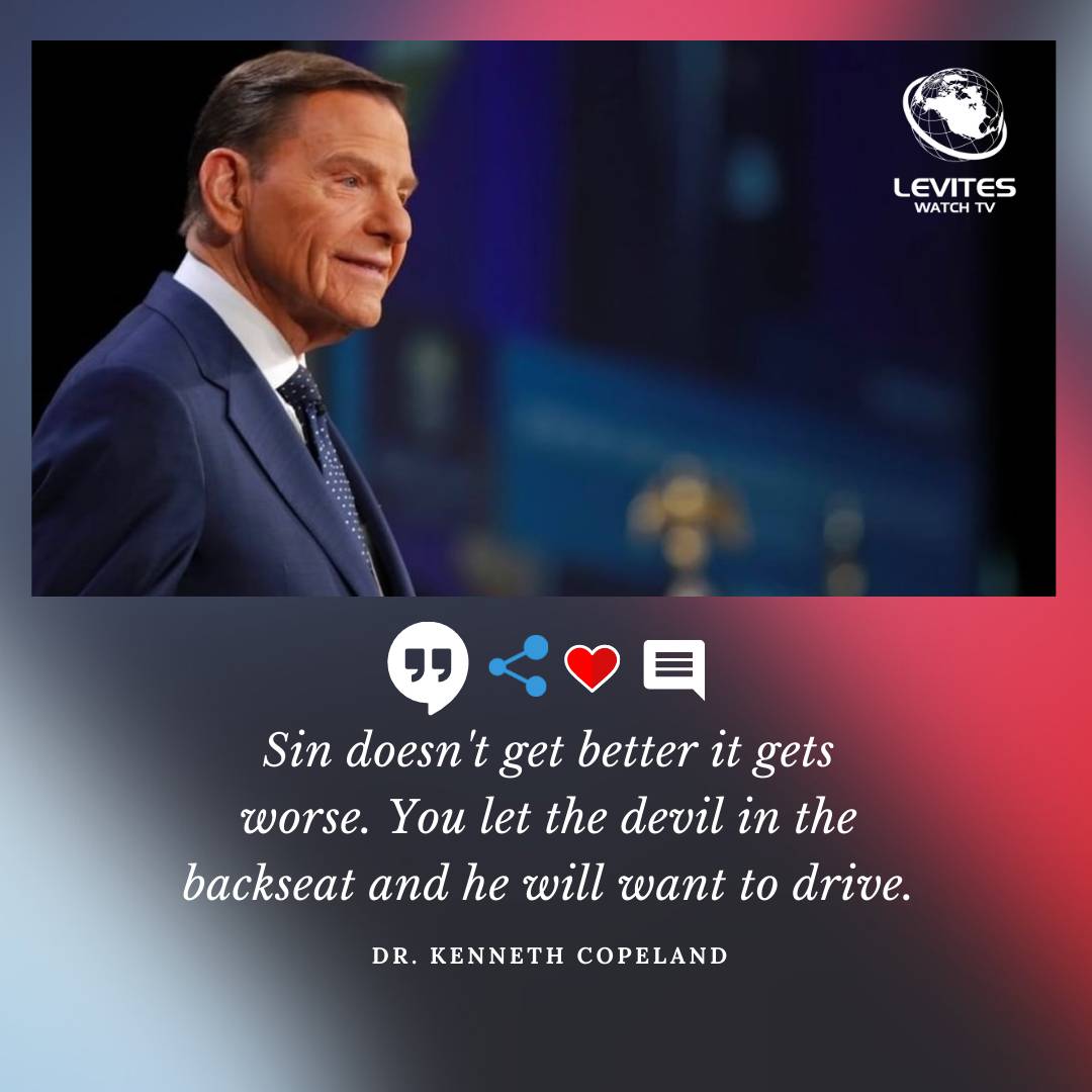 leviteswatchtv's tweet photo. “Sin doesn't get better it gets worse. You let the devil in the backseat and he will want to drive.” @CopelandNetwork

#drkennethcopeland #kennethcopeland #copelandnetwork #gloriacopeland #leviteswatchtv https://t.co/k75LvngHXe