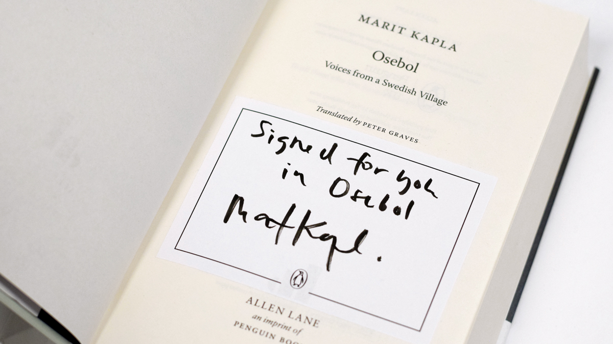 Foyles's tweet photo. We bet you've never read anything like @AllenLaneBooks Osebol by @MaritKapla, tr. Peter Graves—a village in a book, captured in the voices of its people speaking of their lives and hopes.

A tranquil chronicle of social change, with signed bookplate: https://t.co/DfgBOUJg17 https://t.co/adnJAC4OV2