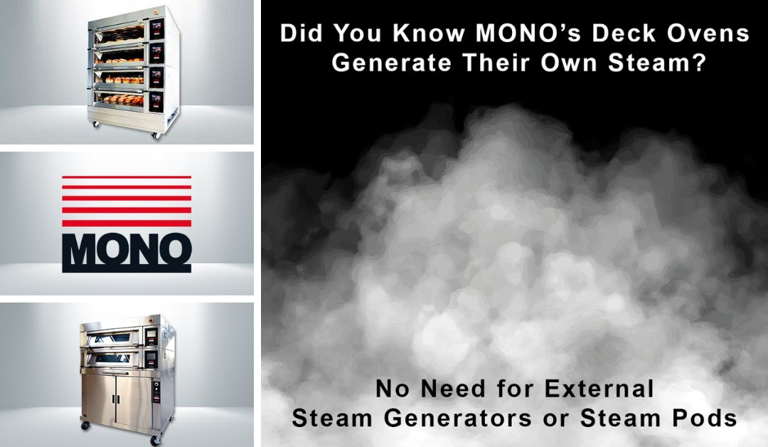 monoequipment's tweet photo. MONO's #Professional #Bakery #Deck #Ovens Manufacture their Own #Steam for the Perfect #Crust  No Need for External #SteamGenerators or #SteamPods = Less Maintenance #bakeryequipment #bakeryoven #baker #monodeck See https://t.co/nUKe12qdKz https://t.co/QhzbJLDOz6