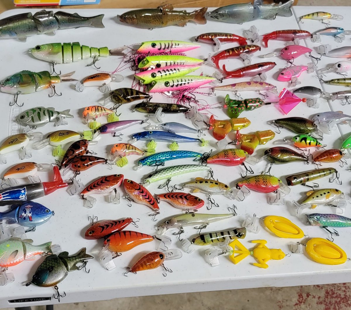 When you move and have time to go through your lures and realize you might have a problem buying lures from a great friend <a href="/MarteaseLures/">Marty MAC</a> man this guy has come a long way from the first order to my last order. Love you brother let's get you back in the shop painting soon