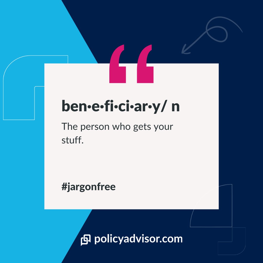 policyadvisorhq's tweet photo. Children, siblings, parents, or a charity of your choosing. With life insurance, you have the flexibility to say who gets the cash.
#jargonfree #themoreyouknow #insurance #InsuranceAgent #InsuranceBroker #insurancelife #InsurancePolicy #insurancequote #insurancework https://t.co/2fTYeLrt9Y