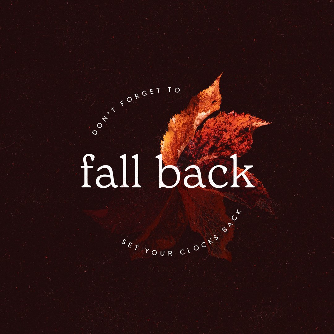 CochranePTA's tweet photo. Don't forget to set your clocks back this weekend! https://t.co/dE0Fjp2iPX