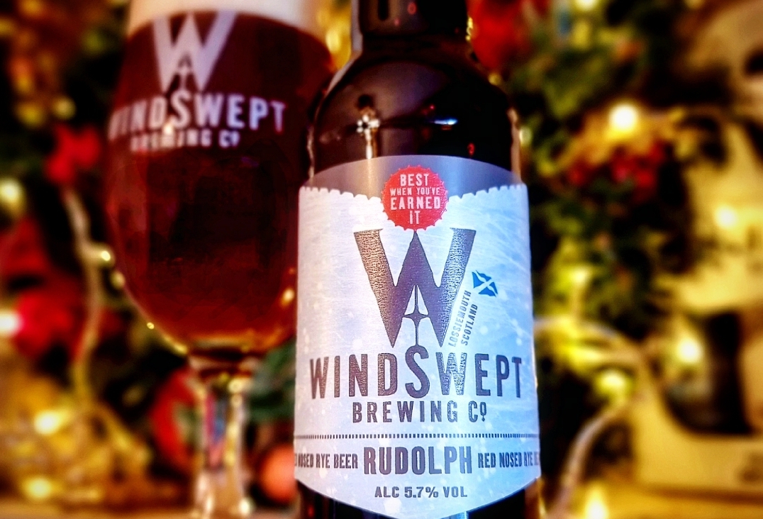 WindsweptBeers's tweet photo. Rudolph is officially back for 2021 with a brand new look!

This is red amber rye beer is a real festive treat with flavours of rounded malt and sweet orange that give way to a bitter zesty finish. 

Shop now online or pop into the tap room. https://t.co/fJPgzuSGLl

#festivebeers https://t.co/HUKdsdxuX0