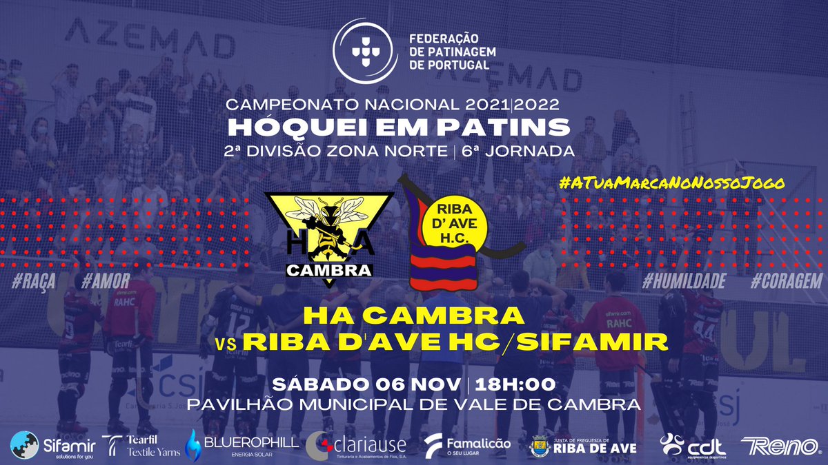 RibadAveHC's tweet photo. Amanhã temos o primeiro de dois jogos consecutivos na condição de visitante. Contamos com o vosso apoio em Vale de Cambra! Força #RAHC!! https://t.co/h9oTt4B6X3