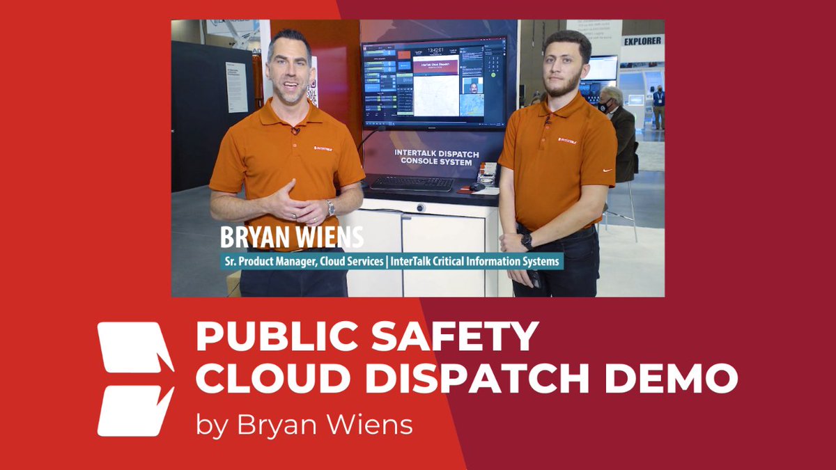 InterTalk's tweet image. At IWCE 2021, Bryan Wiens gave a demo of the cloud dispatch system, which allows dispatch to be done through the browser. Watch the Demo here: …NTWO3SZ8.marketingautomation.services/net/m?md=a3xLC…
#productdemo #dispatchconsole #clouddispatch #DCS