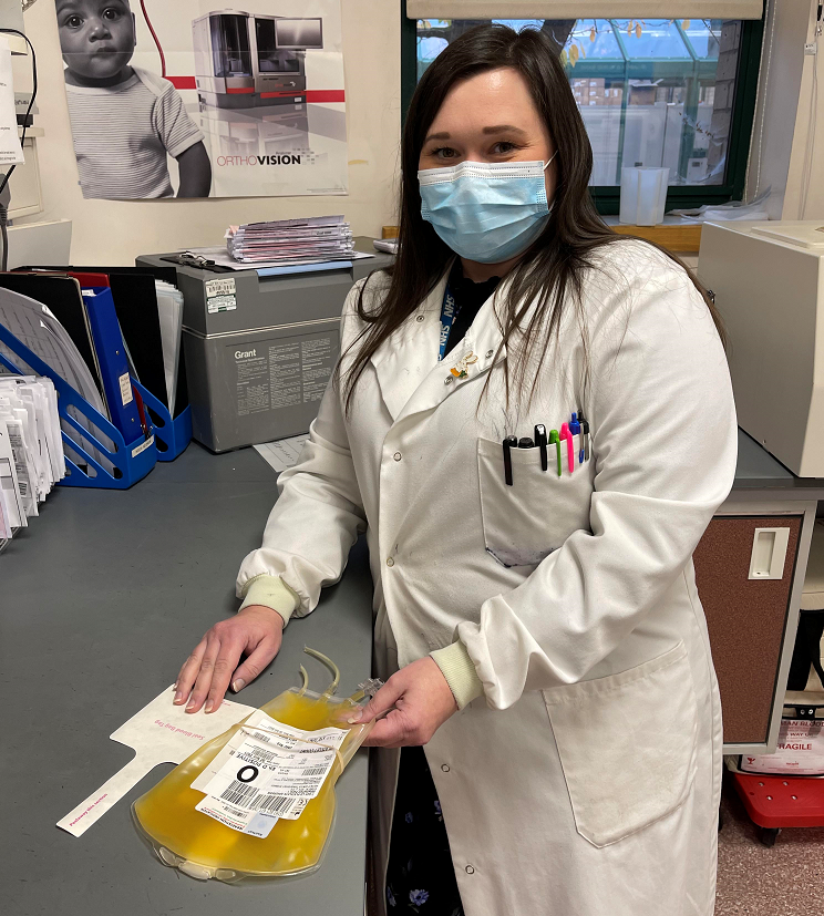 NHSCTrust's tweet photo. Did you know that Blood Bank isn't just all about red blood cells? Our Haematology team stock many other donated products, like plasma which may be used in cases of serious bleeding, or platelets for oncology patients #NationalPathologyWeek #TeamNorth @RCPath @IBMScience @NIPIMS https://t.co/DAhizKgZPB