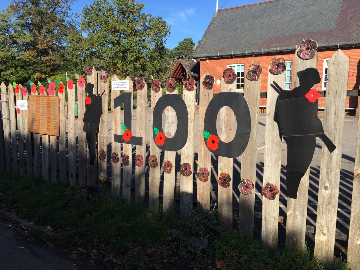 Our Poppy display this year recognises that for 100 years the Royal British Legion has been helping serving and ex-serving personnel and their families. 
#RBL100 #WeWillRememberThem
