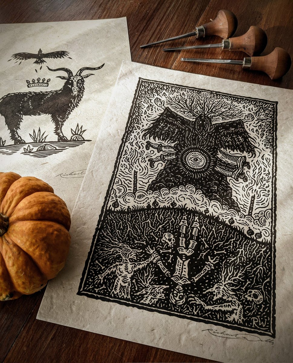 Slippery_Jack's tweet image. 👁️Friday Shop Plug👁️
I've got some haunted lino prints you can buy if you want...
🔥slipperyjack.bigcartel.com🔥