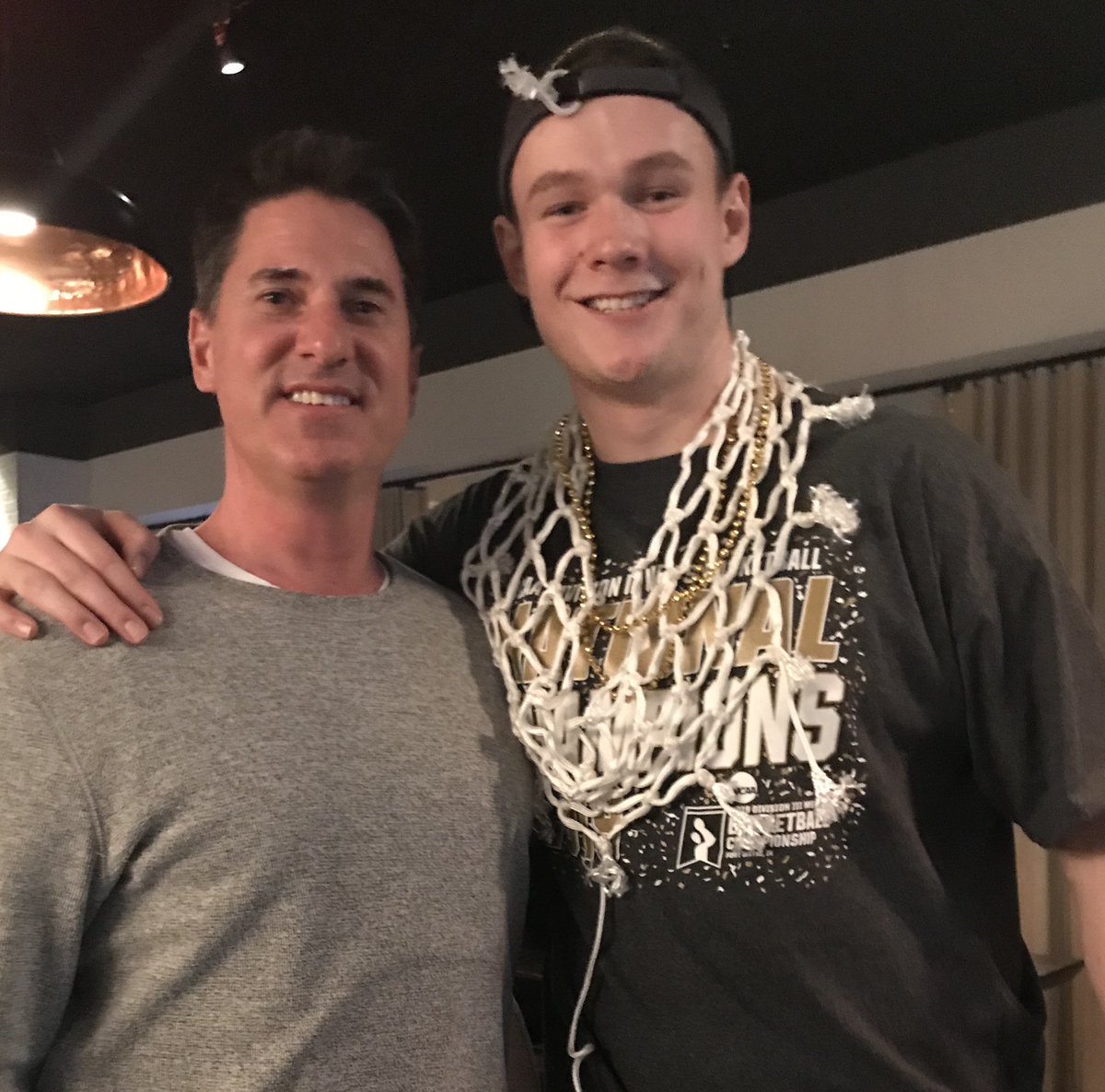 BQuillmanQcast's tweet photo. Me too, but I’ll miss my guy @jackflynn44…kid knew how to celebrate! 

#d3hoops https://t.co/pNHxiObGI8