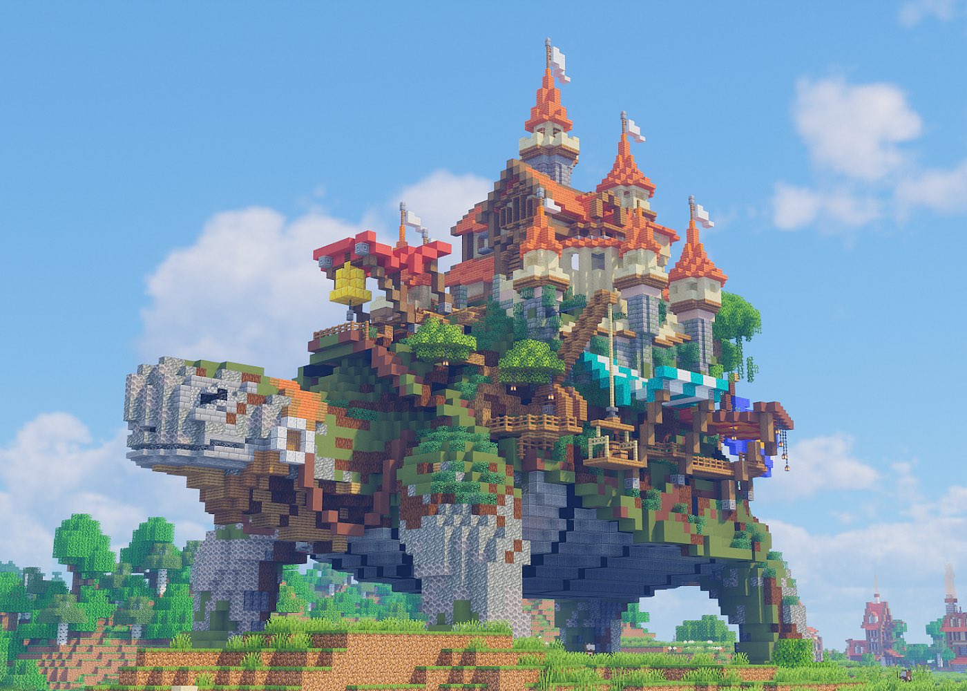 Twitter 上的 はすっこ Hasukko Rt Bure Mc 神獣の背に乗って Minecraft Minecraft建築コミュ T Co 7pbpjomljy Twitter