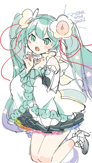 マジカルミライ2021ミク、ンギャワイイ、7日(日)クリエイターズマーケットよろしくおねがいします🌸 