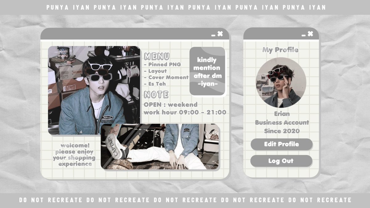 eriansite's tweet image. HELP RT !! TIA

Halo, besok pagi jam erian bakal open untuk pinned PNG, cover moment, layout maupun custom edit. full katalog nya bisa cek dibawah ya 

#zonauang #zonaba