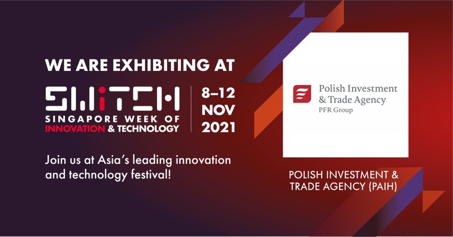 PAIH_pl's tweet photo. We're excited to be exhibiting at @SwitchSingapore, leading innovation conf in #Asia featuring the most innovative 6 #Polish tech players @VueStorefront, #Sunroof, #Versabox, @FibriTech, @airlyorg, @StethoMeR. Meet us 8thNov 5pm SGT at Poland - The CEE's Tech Powerhouse Session! https://t.co/XlnGKasi7Q