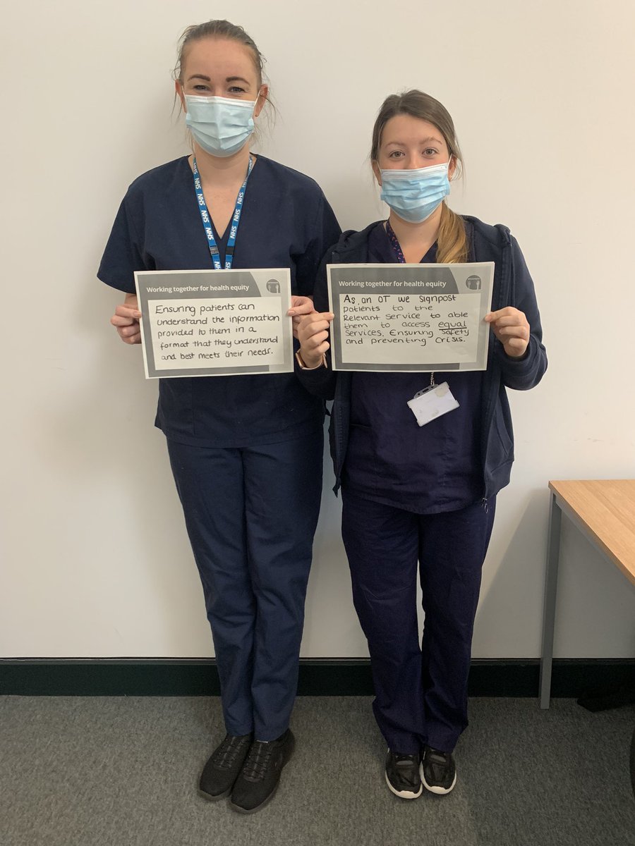 #OTweek2021 #OTsforequity  promoting the role of occupational therapy in primary care in Cumbria @CumbriaOT