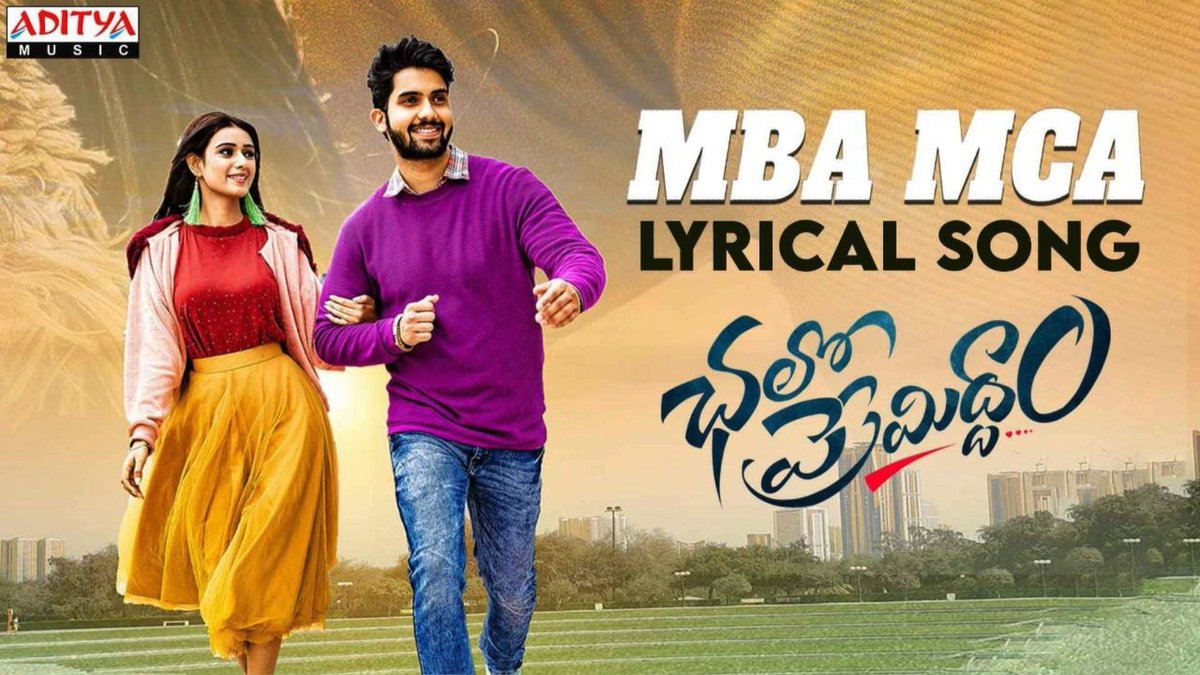 hsmansions's tweet photo. Amplify 🔊 your Mood with "MBA MCA" Song from #ChaloPremiddam launched by @IamJagguBhai 

▶️https://t.co/ZHBDZDWEWW

Music by 🎼@ceciroleo 

@saironak3 #NehaSolanki #SureshSekarRepale 
#UdayKiran @hsmansions @lyricistSuri @BoxofficeRamesh @nageshpetlu1 #DevPawar @adityamusic https://t.co/mmB5PZikSd