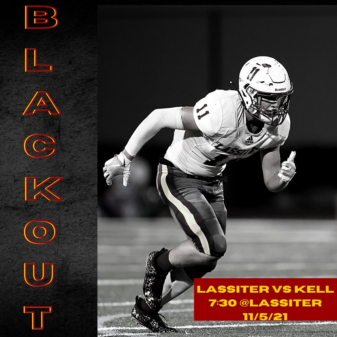 LassiterSports's tweet photo. Game Day!! #seniornight #blackout #region #beatkell https://t.co/TQIiECEJ8w @FbLassiter https://t.co/UHJTlhhuTn