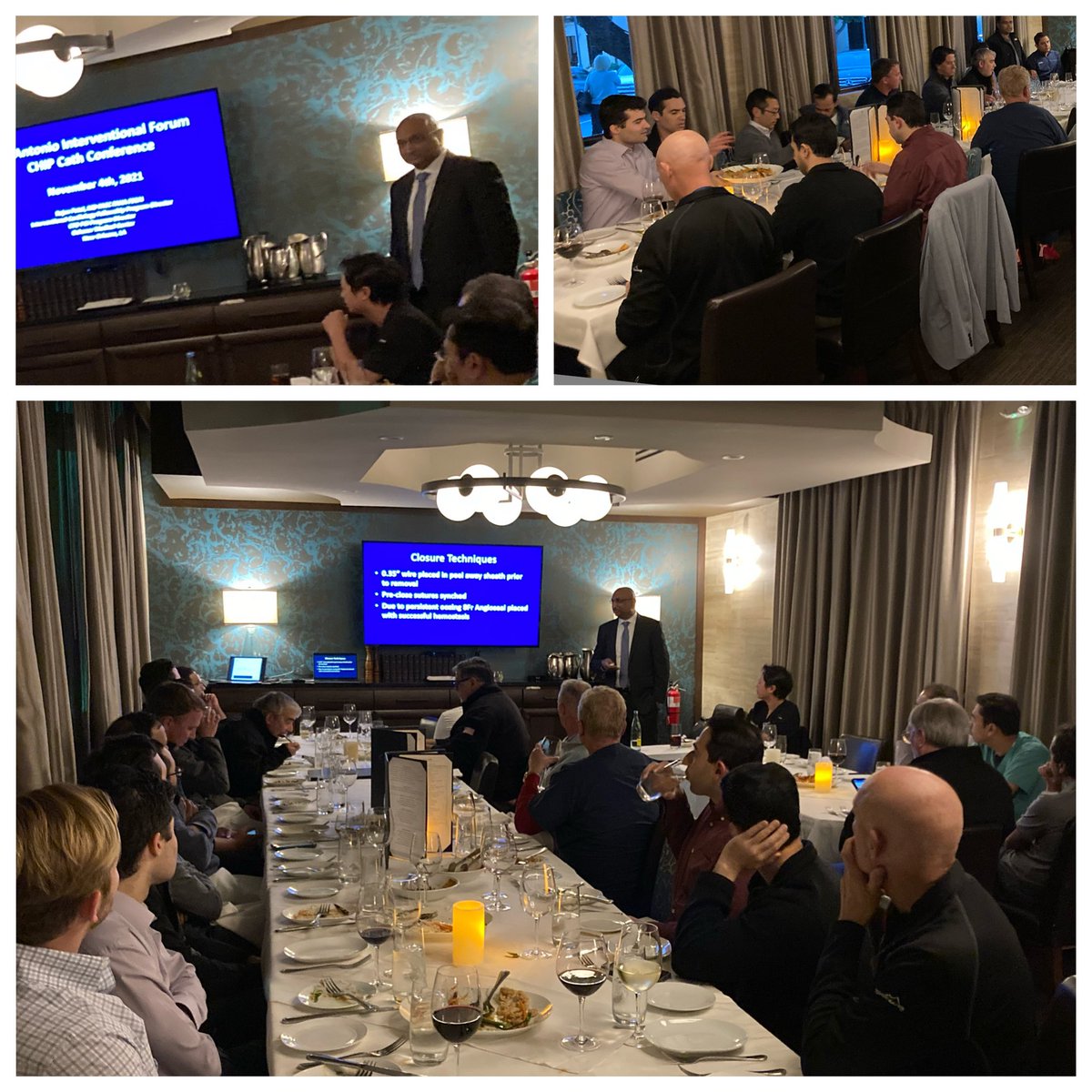 SAIFSanAntonio's tweet photo. CHIP program huge success! Thank you to guest speaker Raj Patel, Oschner Health, Moderator, Keith Nguyen MD, Chair SAIF Complex, PCI Medical Director Cath Lab Metropolitan Hospital &amp; Panelist Devan Patel, MD, Methodist Hospital San Antonio &amp; Surtaj Hans, MD, Mission Trail Baptist https://t.co/6TxgDaoCP1