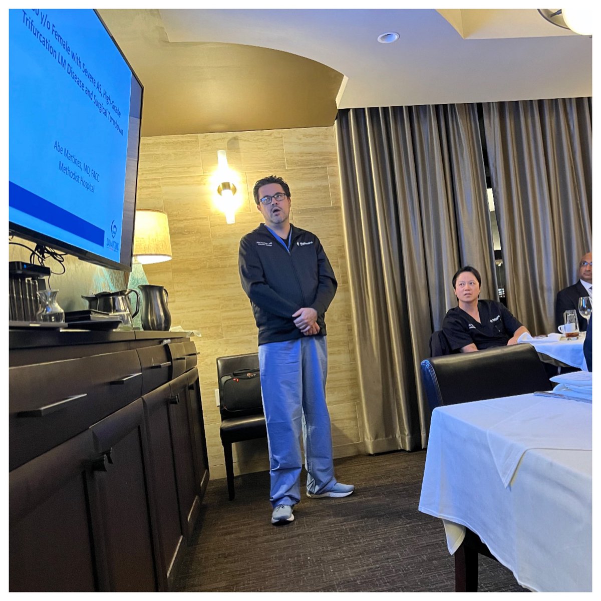SAIFSanAntonio's tweet photo. CHIP program huge success! Thank you to guest speaker Raj Patel, Oschner Health, Moderator, Keith Nguyen MD, Chair SAIF Complex, PCI Medical Director Cath Lab Metropolitan Hospital &amp; Panelist Devan Patel, MD, Methodist Hospital San Antonio &amp; Surtaj Hans, MD, Mission Trail Baptist https://t.co/6TxgDaoCP1