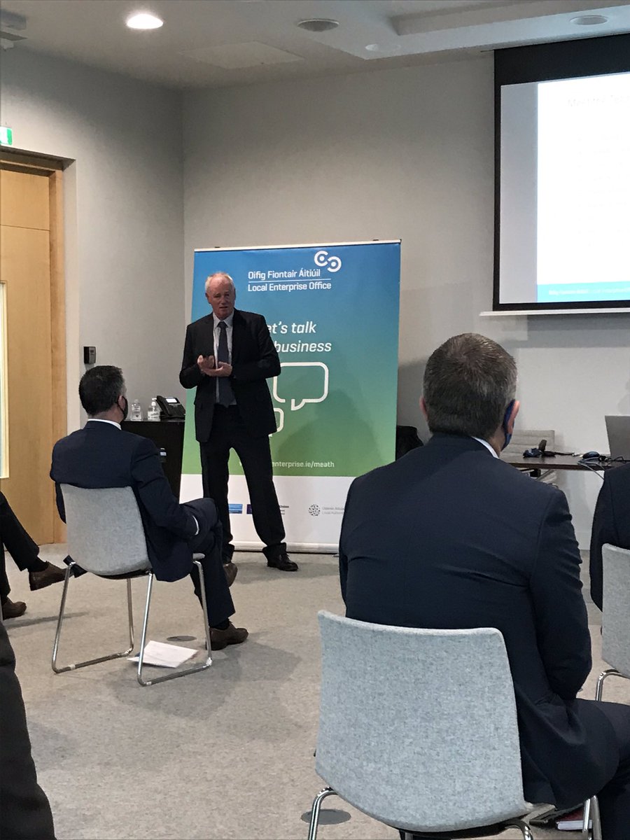 MeathLEO's tweet photo. Head of Enterprise Joe English at #LEOMeath & @Damien_English talk Economic Development & the supports @MeathLEO have for SMEs in #Meath https://t.co/GuiB6cOABo
