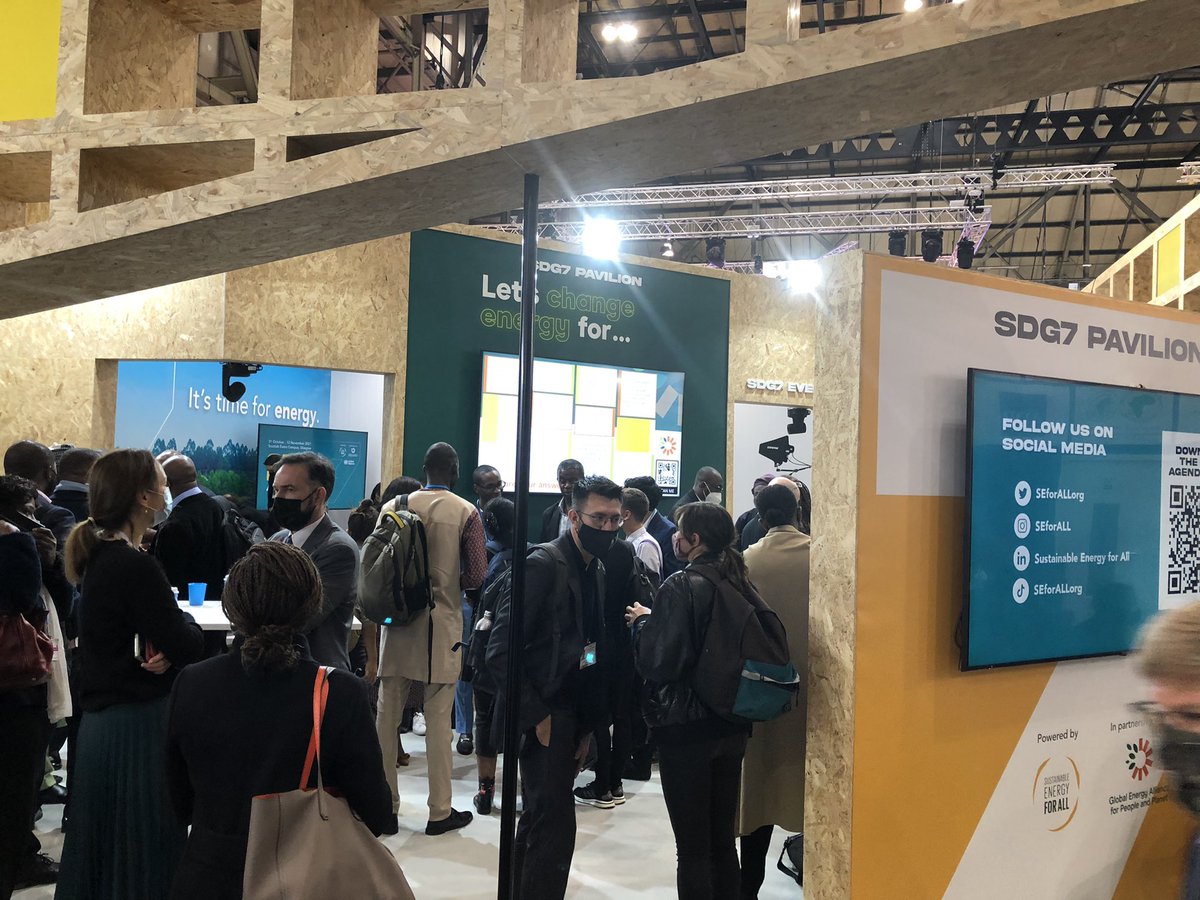 SteveKukoda's tweet photo. In advance of #COP26 I tweeted that #SDG7Pavilion would be the place to be. It certainly is! #ThinkCopper https://t.co/QFZCDErboo