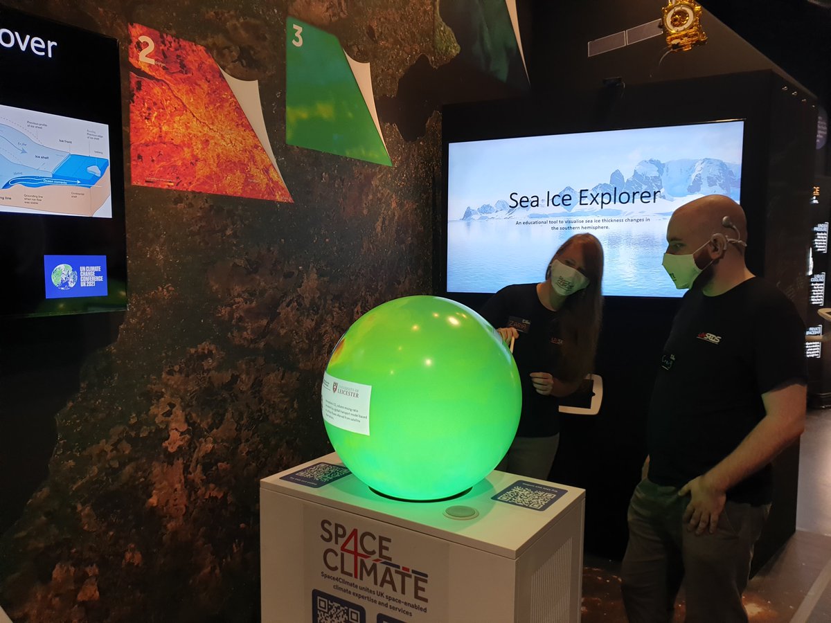 UKSEDS very own Zaria Serfontein and Craig Orrock will be in the Green Zone at <a href="/COP26/">COP26</a>  all day showcasing the UK's Earth Observation community. Come along and say hi! 

<a href="/Space4Climate/">Space4Climate</a> 

#earthobservation #climatechange #cop26 #ukseds #space4climate