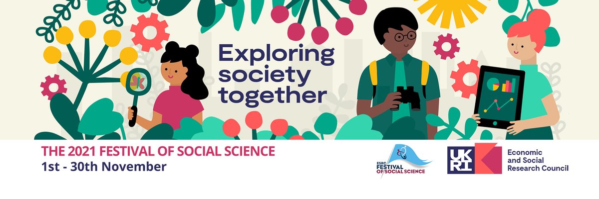 #ESRCFestival of Social Science has now started! It runs all of Nov w/online &amp; in-person events across UK, including at our very own <a href="/LancasterUni/">Lancaster University</a>  @LancasterFASS see our events list and sign up  for free bit.ly/3qaRSRa