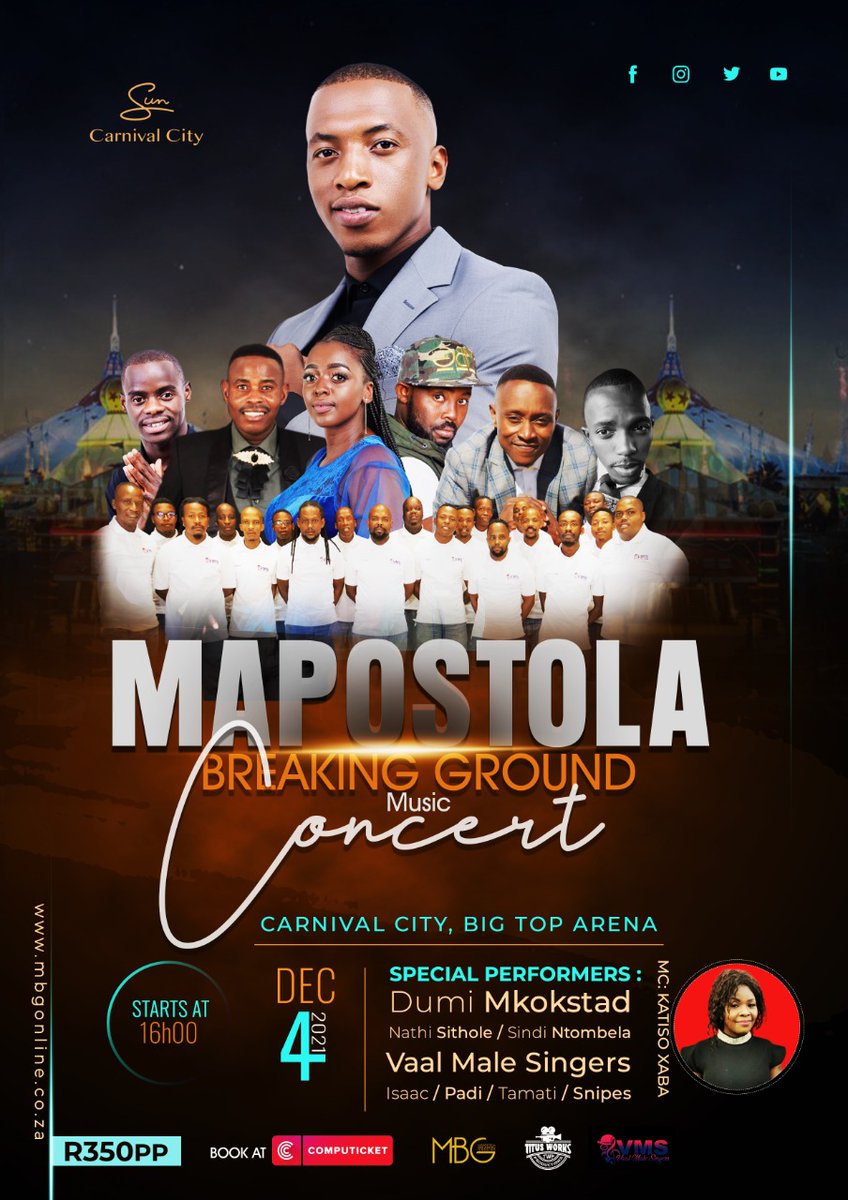 TapVaal's tweet photo. Our very own 🤗🤗🤗
@VaalMale will be sharing stage with @Dumi_MkokstadSa https://t.co/N97QK6KQil