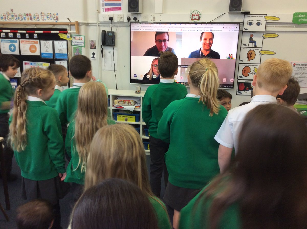 The children were excited to learn about the work being undertaken by the world leaders in COP26
