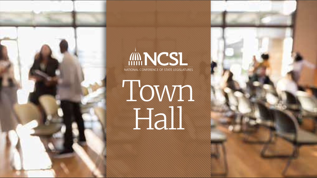 NCSLorg's tweet photo. This week @NCSLorg's Town Hall is at the 2021 #NCSLsummit in Tampa, FL. Don't miss our daily live updates! Learn More: https://t.co/RfvDX7SXLe https://t.co/ETkYSHdSgy