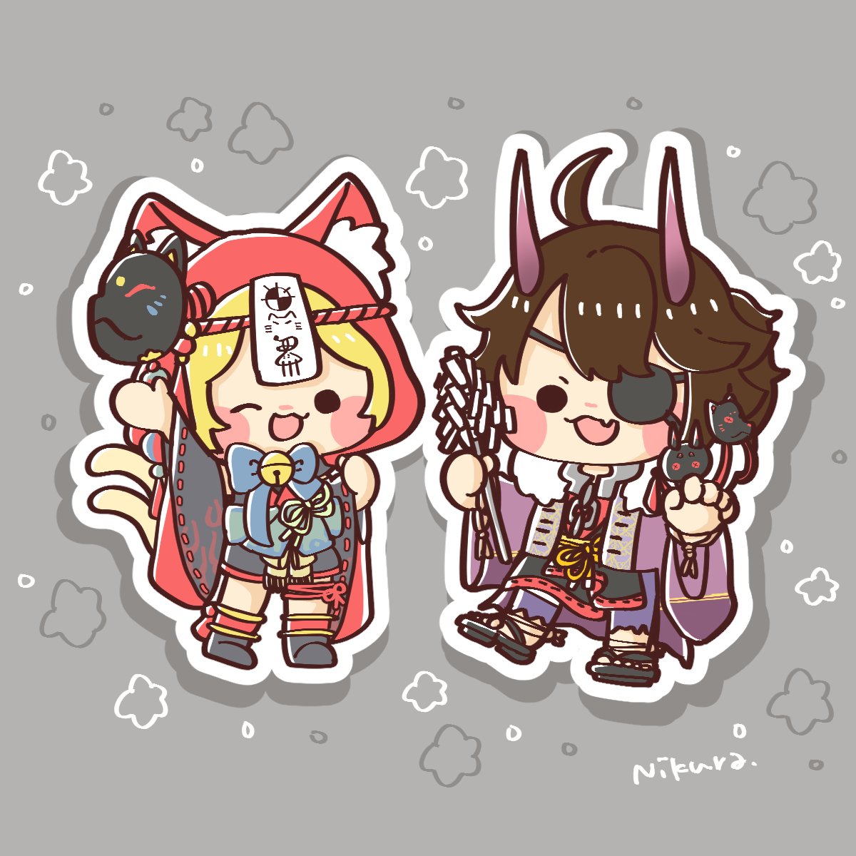 「#第五人格 
#第五人格イラスト
妖怪!!トレイシーとルカくん!! 」|にくら。のイラスト