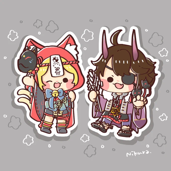 #第五人格 
#第五人格イラスト
妖怪!!トレイシーとルカくん!! 