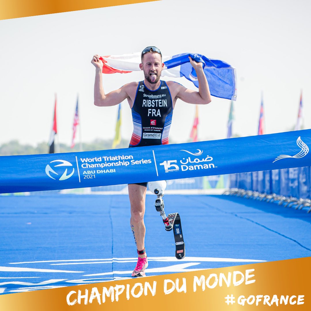 FFTRI's tweet photo. L'Equipe de France #Paratriathlon nous a ramené 3 médailles :
🥇 @AHanquinquant est champion du monde en #PTS4
🥇 @RibsteinJ est champion du monde en #PTS2
🥈 @EliseMARCTRI est vice-championne du monde en #PTS3
@worldtriathlon
Toutes les infos ici : https://t.co/1HuSAEQpTm https://t.co/I9o7niPDkj