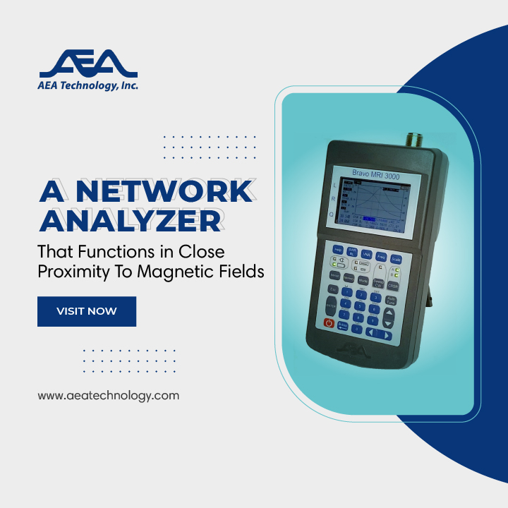 AEATECH's tweet photo. Looking for a #networkanalyzer that can function in close proximity to #magneticfields? Get #Bravo #MRI3000 #Analyzer and #measureImpedances from 0 to 2000 Ohms, #Resistance, #Impedance #Angle, #ReturnLoss, and #SWR. Visit https://t.co/3iWwAjmprB. #MRIsystems #HandheldAnalyzer https://t.co/Td12uDBxwj