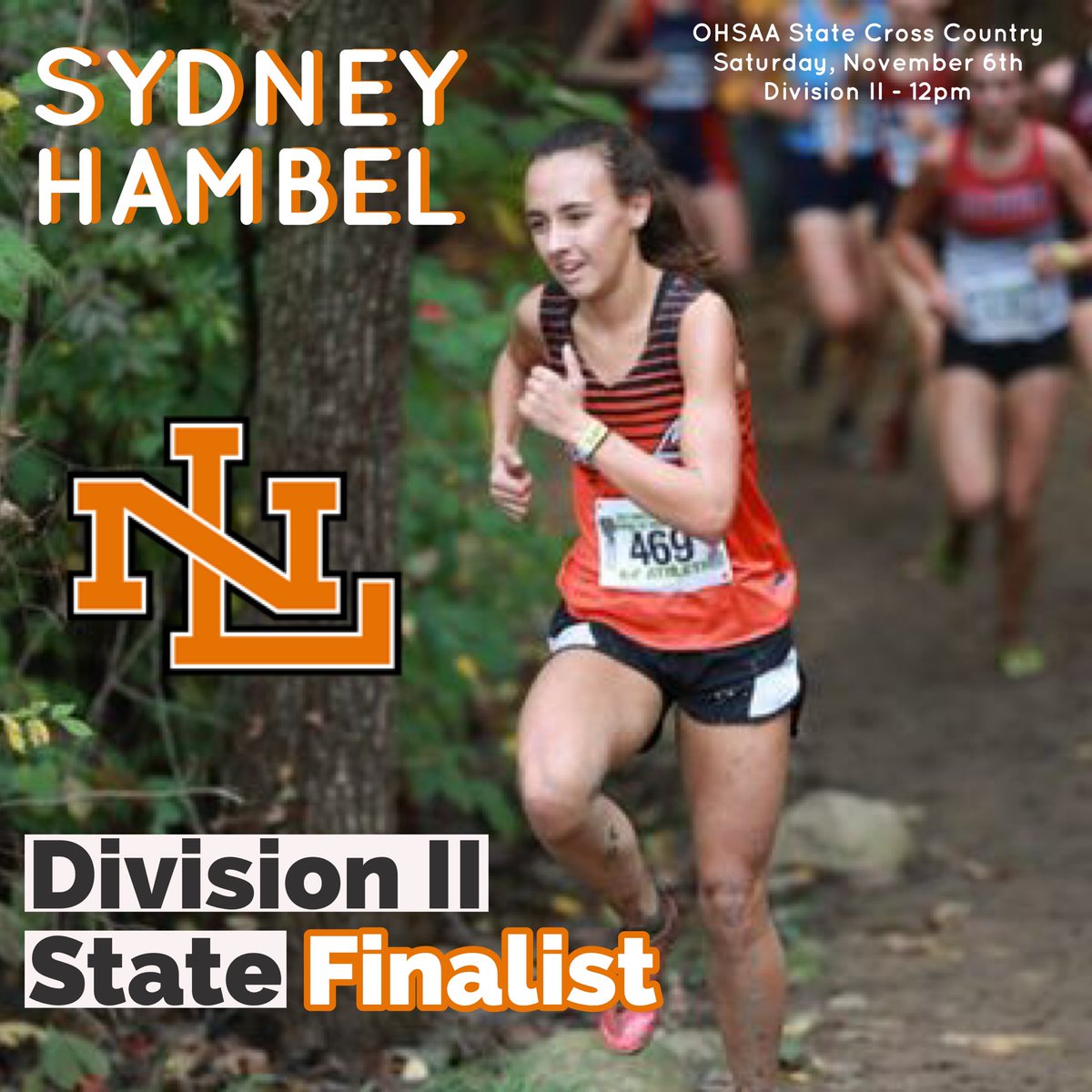 newlexcc's tweet photo. Sydney will be competing in the D2 State Finals tomorrow at 12pm. 

She is our first female state qualifier in cross country since 1982(39 years!!) and only our 2nd all-time.

Wish her Goodluck!! https://t.co/pUUUro7HZX