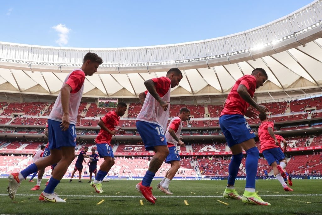 AtletiFrancia's tweet photo. 👥 Le XI probable de l'Atlético de Madrid pour affronter Majorque ce week-end :

🧤 Oblak
🛡️ Llorente - Savić - Felipe - Hermoso
⚙️ De Paul - Koke - Herrera
⚽️ Correa - Griezmann - CUNHA

• 🇪🇸⛅ @mundodeportivo • https://t.co/zsaWNJR86q