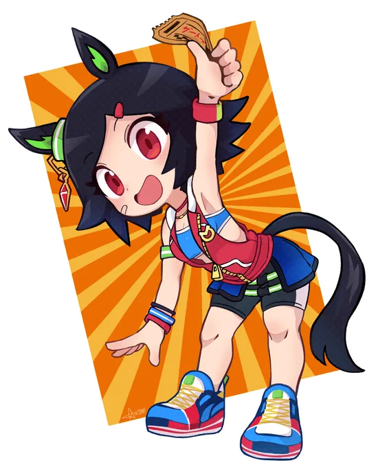 ウイニングチケット
#ウマ娘 