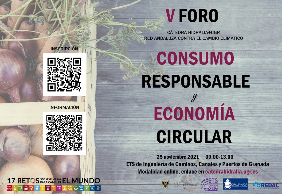 RedAndaluzaCCC's tweet photo. No os podéis perder el #VForoCatedraHidralia con REDAC sobre #economiacircular y #consumoresponsable.

El 25 de noviembre tenemos una cita para seguir combatiendo el cambio climático desde nuestra posición de sociedad consumidora. 

¡¡𝗔𝗣𝗨𝗡𝗧𝗔𝗢𝗦!!

https://t.co/yTYpzlfhOd https://t.co/R8YfTCyfmv