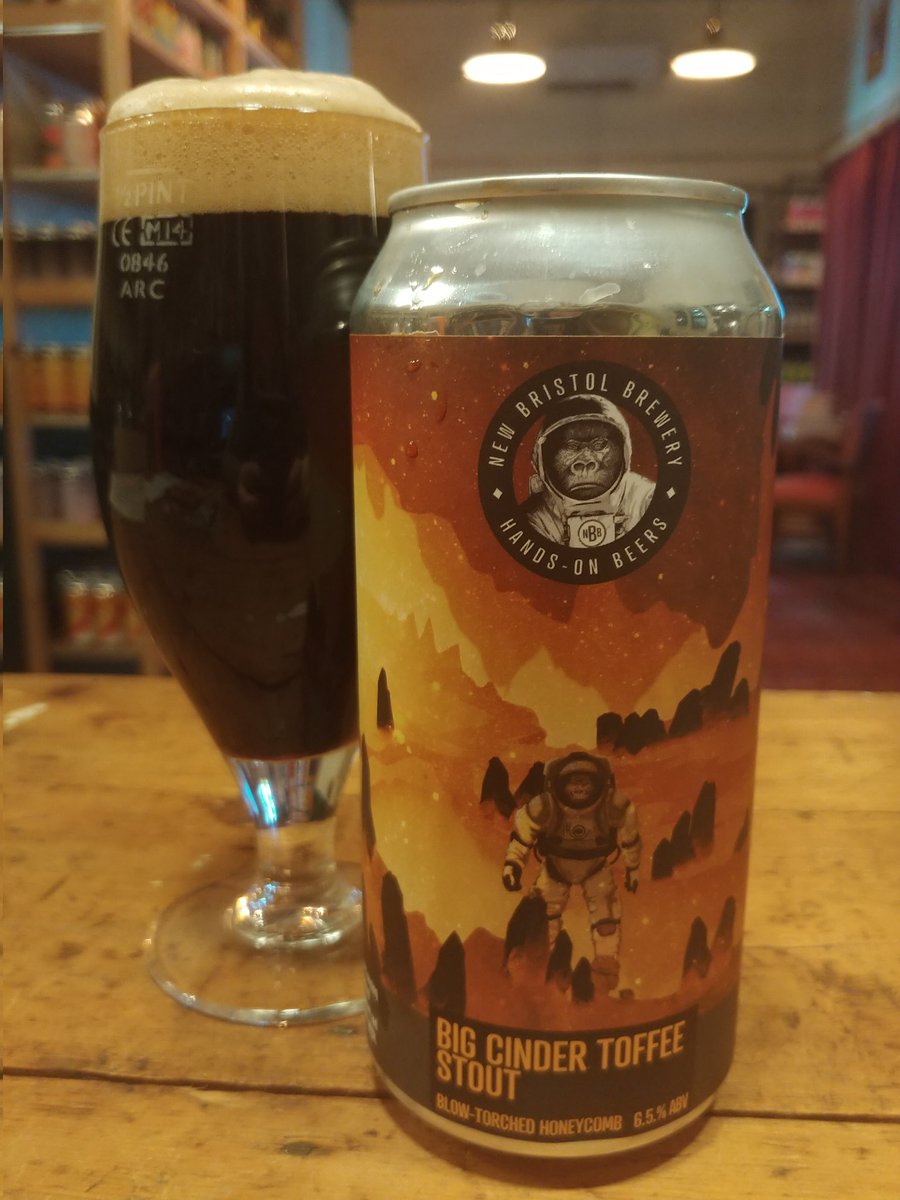 Whether your evening's going to go with a bang 🎆 or you'll be spending it under your duvet with the heavy metal on full blast, cuddling your furry pals.. We've got the beer for you!

<a href="/NewBristol/">New Bristol Brewery</a>'s "Big Cinder Toffee Stout" Described as "liquidised cruncy bar" what's not to like!