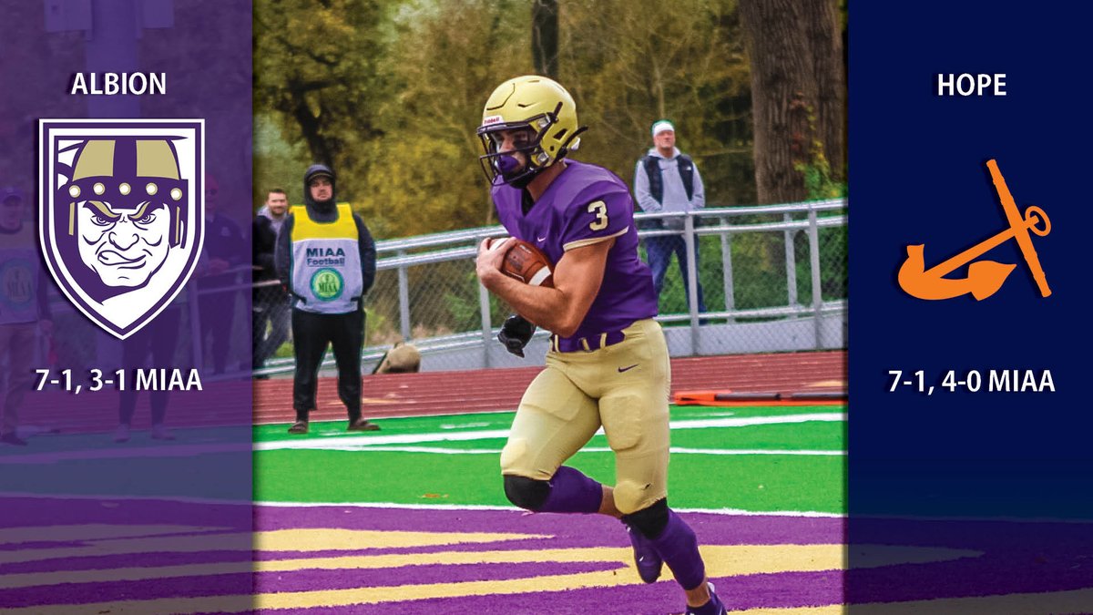 gobrits's tweet photo. Football Game Notes: @AlbionFootball at Hope -- PREVIEW https://t.co/IXNxblhuKT https://t.co/b0gLI7X3Ha